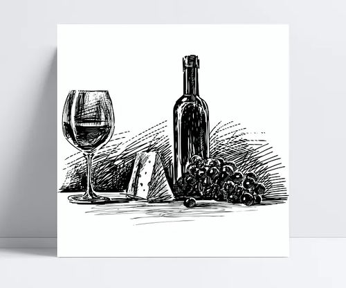 手绘素描酒水矢量素材 面包,奶酪,酒水,饮料,葡萄酒,手绘素描酒水,红酒,香槟,手绘,素描,食品,图标,矢量,餐饮美食素材,餐饮美食,生活百科,卡通元素,手绘 卡通 沫忆失忆