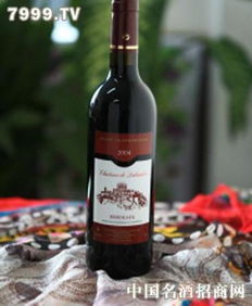 拉柏图古堡木盒装高级干红葡萄酒aoc2004